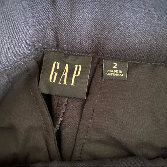 GAP High Rise Navy Bi-Stretch Flare Pants NWT Size 2 Small - Picture 9 of 10